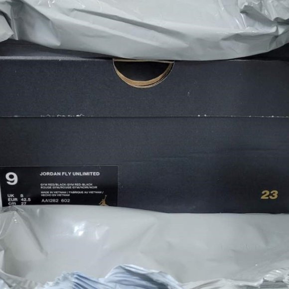 🏀 Jordan Fly Unlimited PFX - Size 9 - Basketball Shoes - Gym Red-Gym Black Nike - Picture 15 of 16